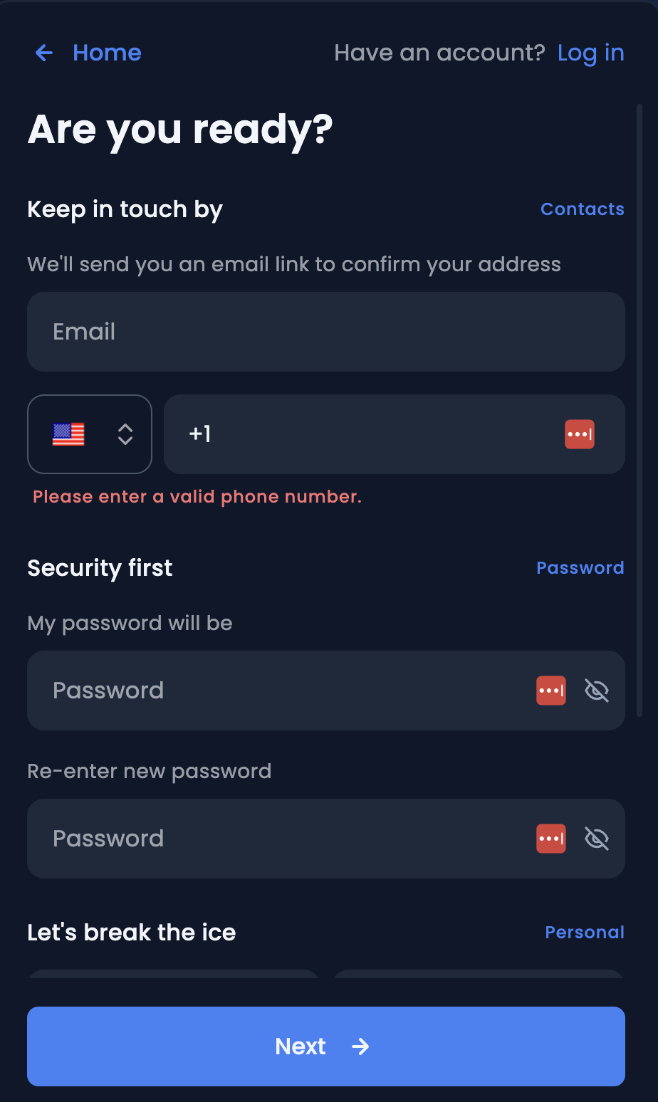 Winthere Registration